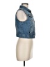Ci Sono Blue Denim Vest Size M - photo 4