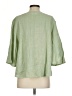 bryn WALKER 100% Linen Green 3/4 Sleeve Blouse Size XXS - photo 2