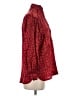 Escada Animal Print Red Long Sleeve Button-Down Shirt Size S (estimated) - photo 4