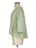 bryn WALKER 100% Linen Green 3/4 Sleeve Blouse Size XXS - photo 5
