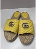 Gucci 100% Leather Yellow Sandals Size EU (IT) 38 1/2 / US 8 1/2 - photo 3