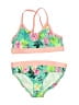 Lands' End Tropical Pink Two Piece Swimsuit Size 7 - photo 1