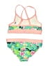 Lands' End Tropical Pink Two Piece Swimsuit Size 7 - photo 2
