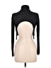 Final Touch Metallic Black Turtleneck Sweater Size M - photo 2