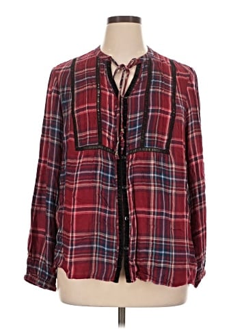 Seven7 Long Sleeve Blouse (view 1)