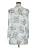 EMALINE 100% Polyester Silver Sleeveless Blouse Size XL - photo 2