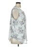 EMALINE 100% Polyester Silver Sleeveless Blouse Size XL - photo 4