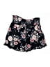 Three Dots 100% Rayon Floral Black Shorts Size L - photo 2