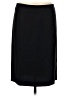 Theory Solid Black Wool Skirt Size 6 - photo 1