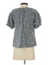 Madewell Gray Short Sleeve Blouse Size XS - photo 2