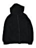 Unbranded Solid Black Zip Up Hoodie Size 10 (estimated) - photo 1