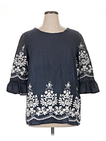 Cal Style 3/4 Sleeve Blouse (view 1)