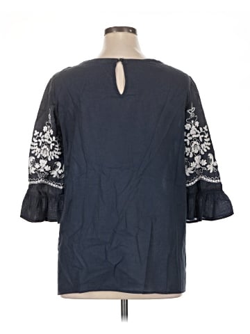 Cal Style 3/4 Sleeve Blouse (view 2)