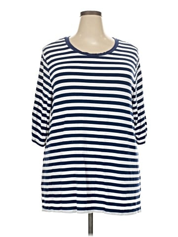 Cuddl Duds 3/4 Sleeve T-Shirt (view 1)