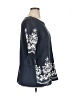 Cal Style Blue 3/4 Sleeve Blouse Size XL - photo 4