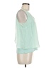 Bar III 100% Polyester Green Sleeveless Blouse Size M - photo 4