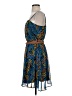 Forever 21 Animal Print Blue Cocktail Dress Size S - photo 5