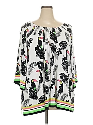Ruby Rd. 3/4 Sleeve Blouse (view 1)