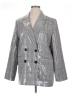 Dolce Cabo Checkered-gingham Silver Blazer Size XL - photo 1