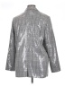 Dolce Cabo Checkered-gingham Silver Blazer Size XL - photo 2