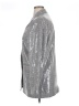 Dolce Cabo Checkered-gingham Silver Blazer Size XL - photo 5