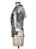 Joseph Ribkoff Animal Print Silver Jacket Size 6 - photo 5