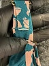 O'Neill Floral Teal Swimsuit Top Size S (estimated) - photo 3