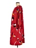 Halogen Print Red Casual Dress Size M - photo 5