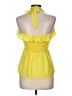 Gianni Bini 100% Polyester Yellow Sleeveless Blouse Size M - photo 2