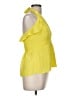 Gianni Bini 100% Polyester Yellow Sleeveless Blouse Size M - photo 4