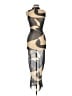 MATTE Collection Graphic Gray Cocktail Dress Size L - photo 1