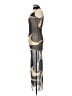 MATTE Collection Graphic Gray Cocktail Dress Size L - photo 5