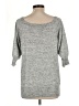 Absolutely Creative Worldwide 100% Cotton Gray Pullover Sweater Size M - photo 2
