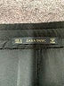 Zara Basic Solid Black Dress Pants Size M - photo 7
