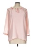 Vince Camuto 100% Polyester Pink 3/4 Sleeve Blouse Size L - photo 1