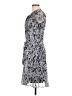 JBS 100% Polyester Paisley Blue Casual Dress Size 6 - photo 5