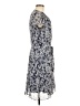 JBS 100% Polyester Paisley Blue Casual Dress Size 6 - photo 4