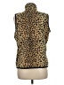 Three Hearts Animal Print Gold Vest Size M - photo 2