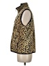 Three Hearts Animal Print Gold Vest Size M - photo 5