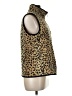 Three Hearts Animal Print Gold Vest Size M - photo 4