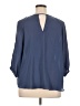 A. Byer 100% Polyester Blue 3/4 Sleeve Blouse Size XL - photo 2