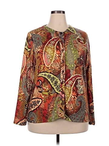 Sharagano Long Sleeve Blouse (view 1)