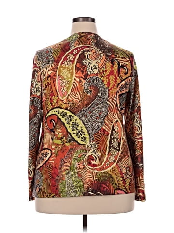 Sharagano Long Sleeve Blouse (view 2)