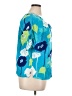 Escapada 100% Rayon Blue Short Sleeve Blouse Size XL - photo 4