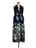 JS Collections 100% Polyester Floral Blue Casual Dress Size 14 - photo 1