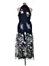 JS Collections 100% Polyester Floral Blue Casual Dress Size 14 - photo 2