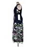 JS Collections 100% Polyester Floral Blue Casual Dress Size 14 - photo 5