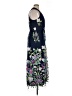 JS Collections 100% Polyester Floral Blue Casual Dress Size 14 - photo 4