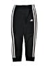 Adidas 100% Polyester Black Track Pants Size 6 - photo 1