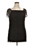 New Directions Black Brown Sleeveless Top Size XL Petite - photo 1